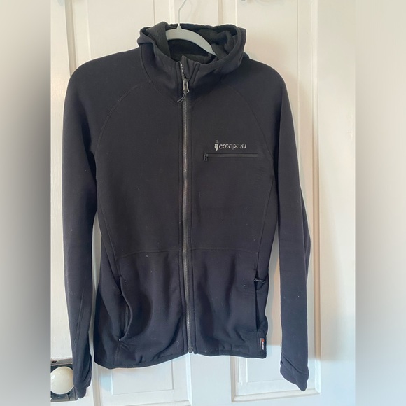 Cotopaxi Hooded Jacket Black Fleece Lined Hoodie Sambaya Full Zip Layer - Picture 1 of 15